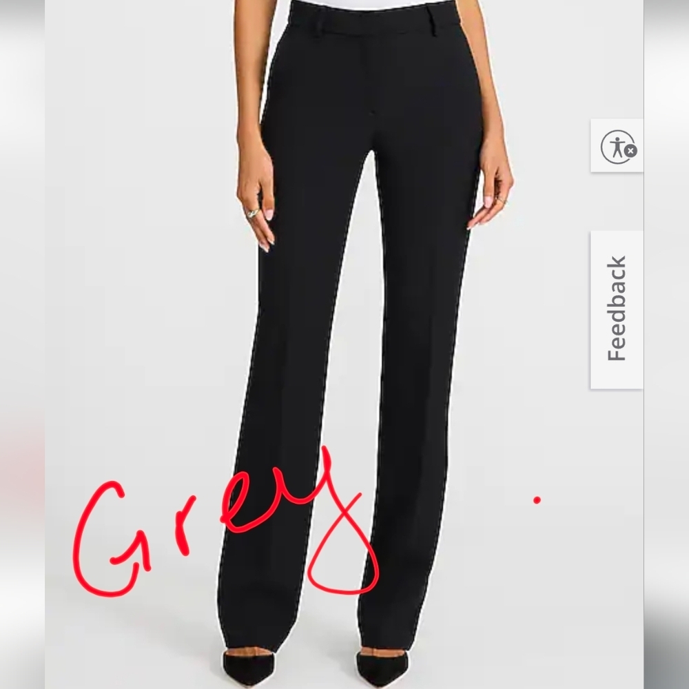 Express Charcoal Gray Dress Pants - Picture 3 of 4